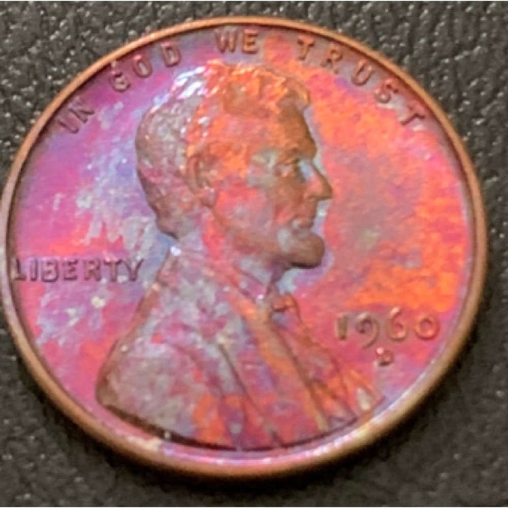 Error Coin - 1 cent  Lincoln Memorial Penny 1960-D-MS